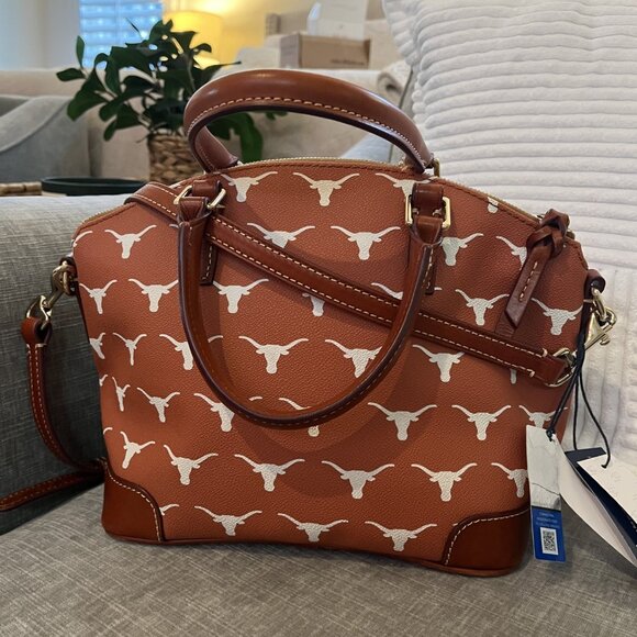 Brand New Dooney & Bourke Texas Longhorn Satchel – Never Used! NWT - Picture 4 of 4
